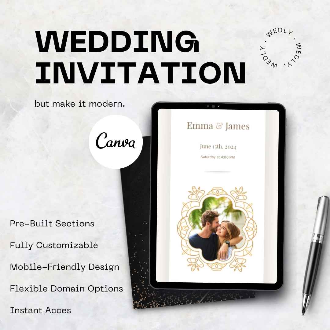 Emma - Wedding Multilingual Website Invitation