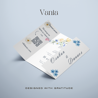 Vania - wedding invitation - Wedly