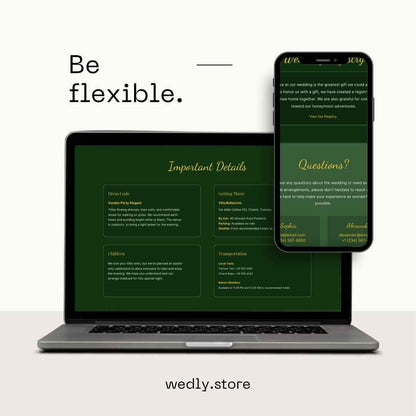 Sophia - Wedding Multilingual Website Invitation