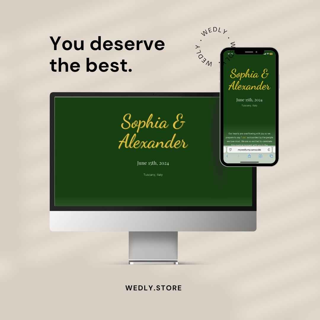 Sophia - Wedding Multilingual Website Invitation