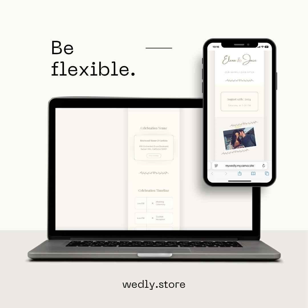 Elena - Wedding Multilingual Website Invitation