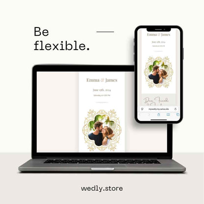 Emma - Wedding Multilingual Website Invitation