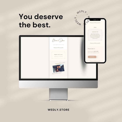 Elena - Wedding Multilingual Website Invitation