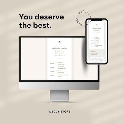 Emma - Wedding Multilingual Website Invitation